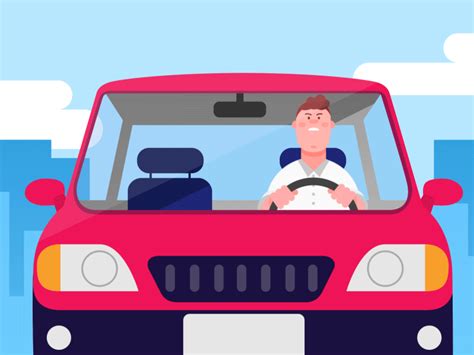 This way, you must use your horn to alert other drivers constantly. . Gif driving car